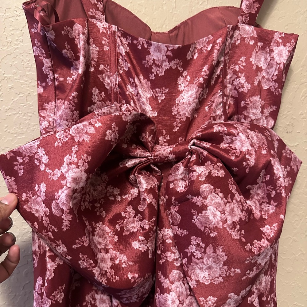 Altar'd State Pink Floral Mini Dress - Picture 8 of 9